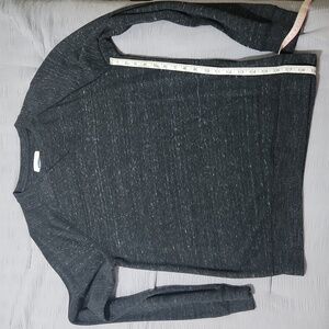 Old Navy gray and tan speck sweater large